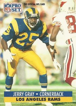 Jerry Gray Los Angeles Rams 1991 Pro set NFL #201